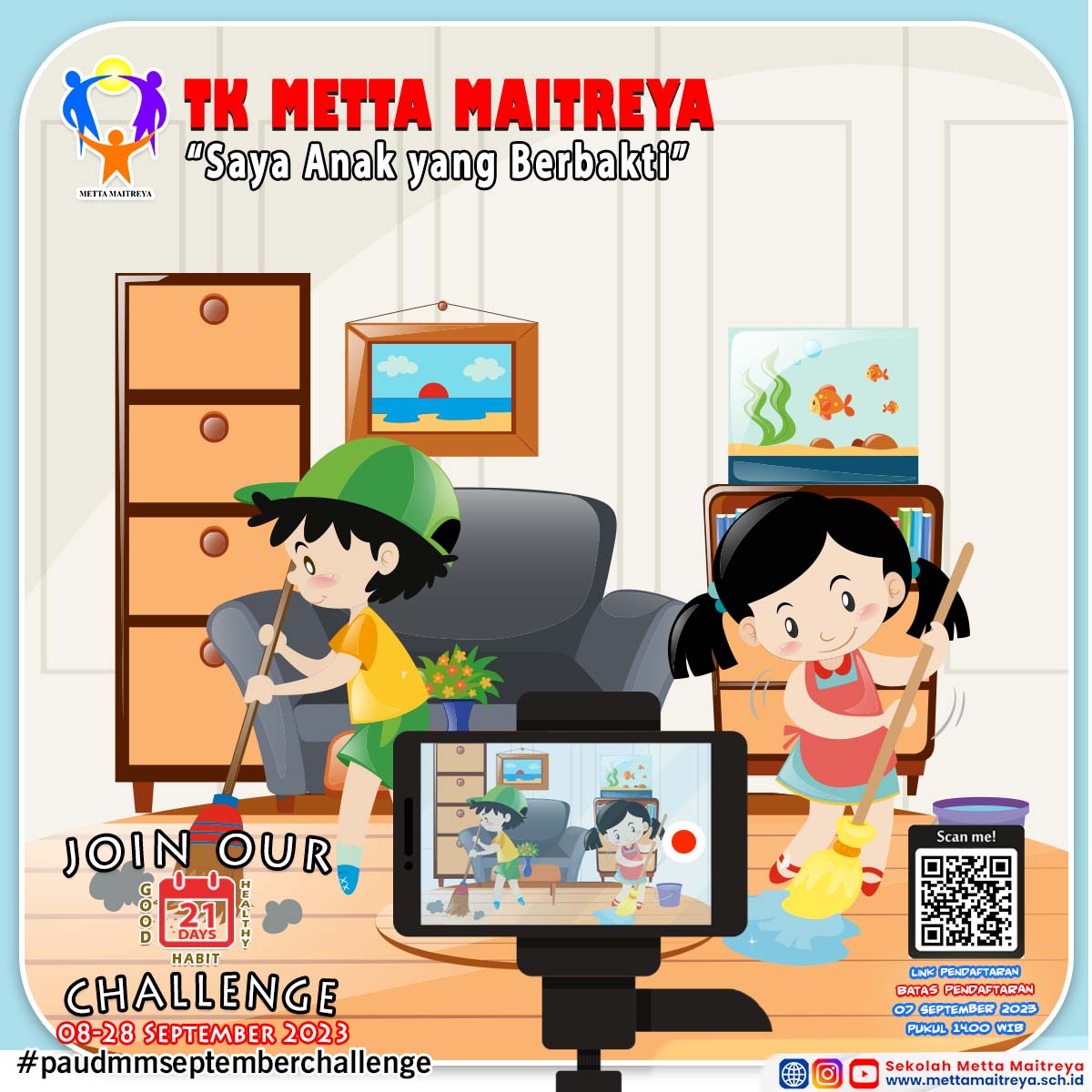 September 21 Days Good & Healthy Habit Challenge | TK METTA MAITREYA